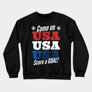 USA World Cup Soccer Fan Russia 2018 Crewneck Sweatshirt